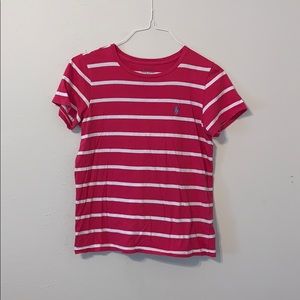 Pink Striped Polo